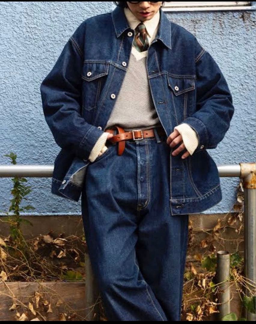 ジャケット・アウター cantate 22SS BIG Trucker Jacket