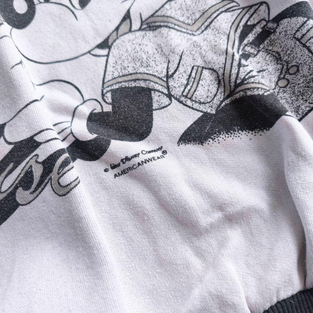 90s ヴィンテージ　ミニーマウス　スウェット ボーダー