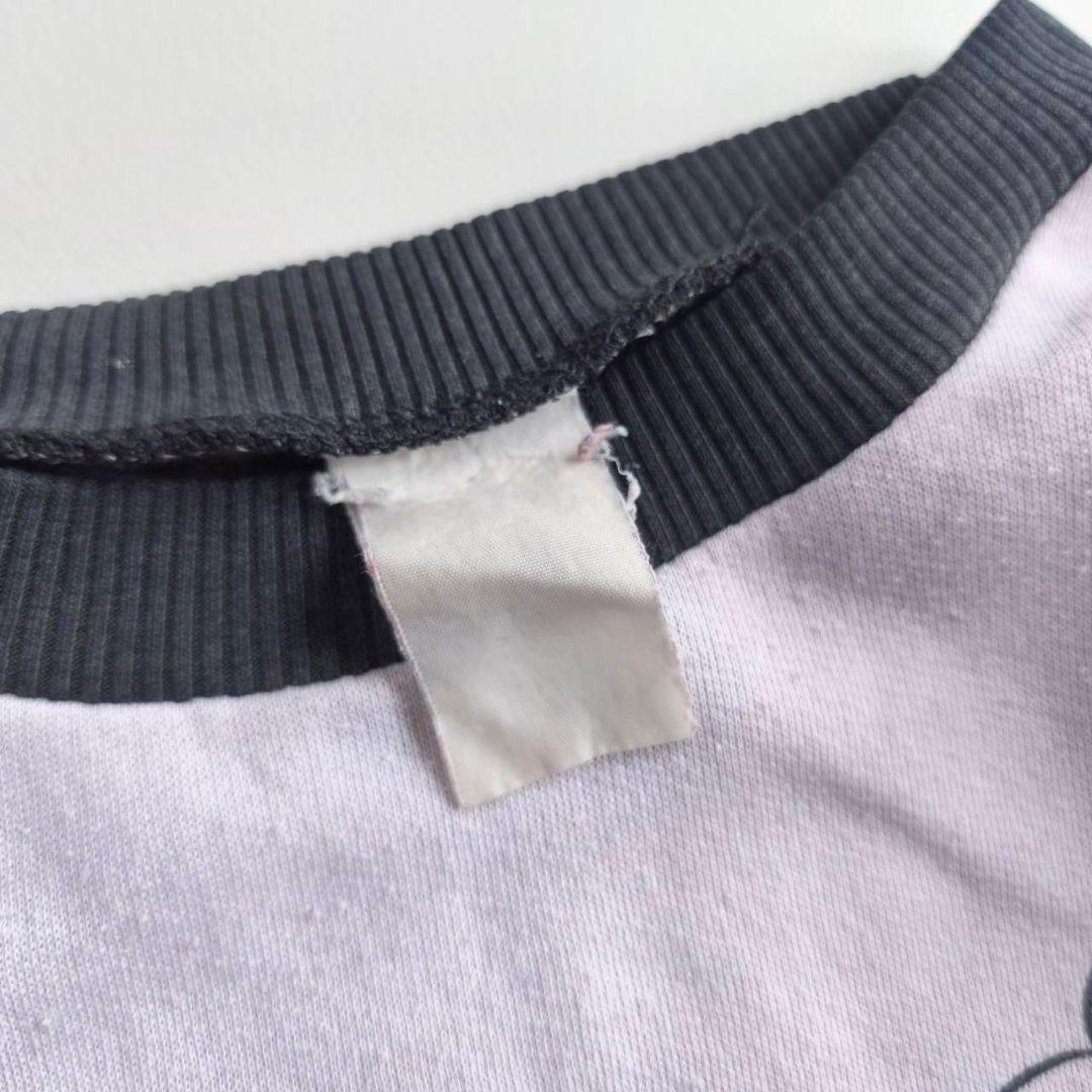 90s ヴィンテージ　ミニーマウス　スウェット ボーダー