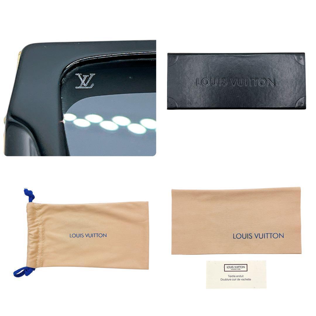 良品 ルイヴィトン Z1165W サングラス 1.1 ミリオネア ブラック 金