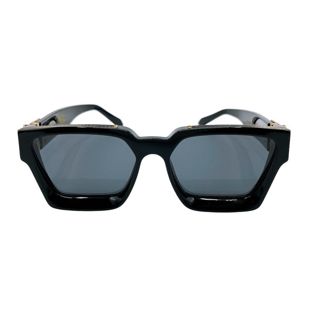 良品 ルイヴィトン Z1165W サングラス 1.1 ミリオネア ブラック 金