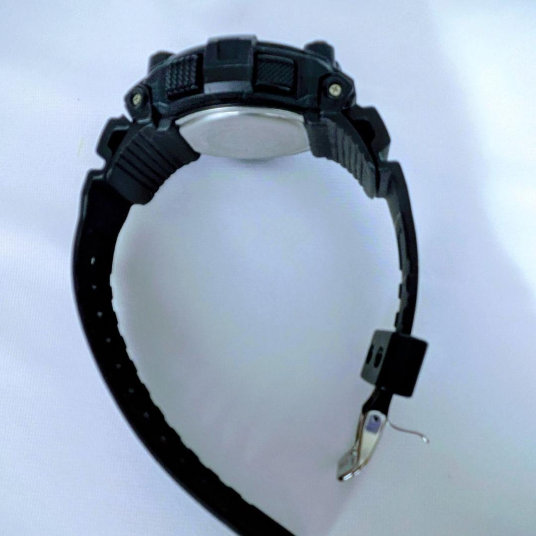 美品 CASIOメンズ腕時計Gショック ブラック ソーラー タイド＆ムーングラフ