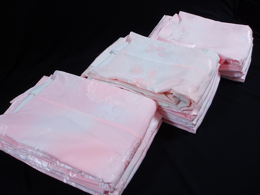 【hirotan】30◇すべて振袖用長襦袢化繊10点極美品未使用品?まとめ売り◇