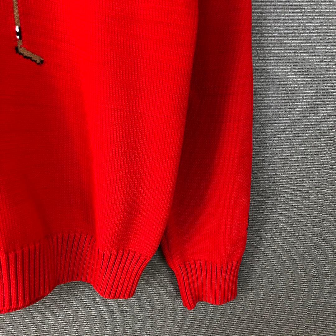 パーリーゲイツ 上田桃子さんコラボ トラッドラビット ニット 4 レッド