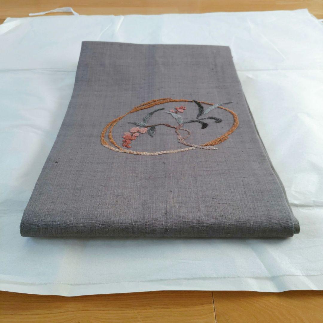 ラナン 【美品】名古屋帯 相良刺繍