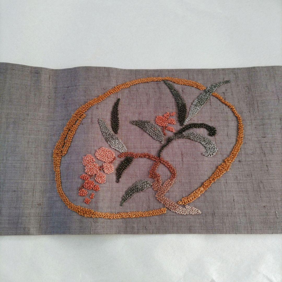 ラナン 【美品】名古屋帯 相良刺繍