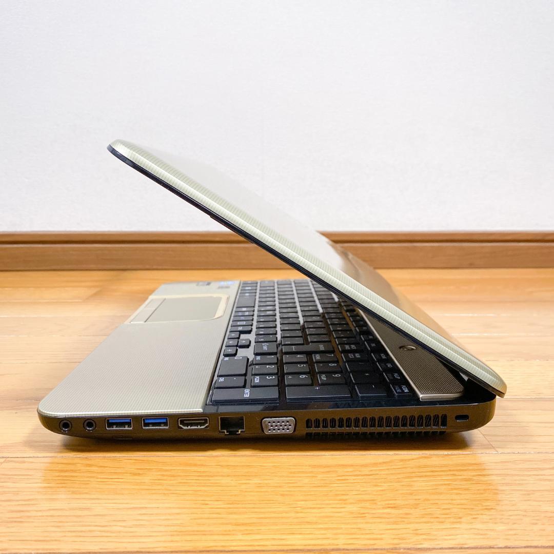 オフィス2021✨高性能4コアi7 SSD256 メモリ8 東芝ノートパソコン金