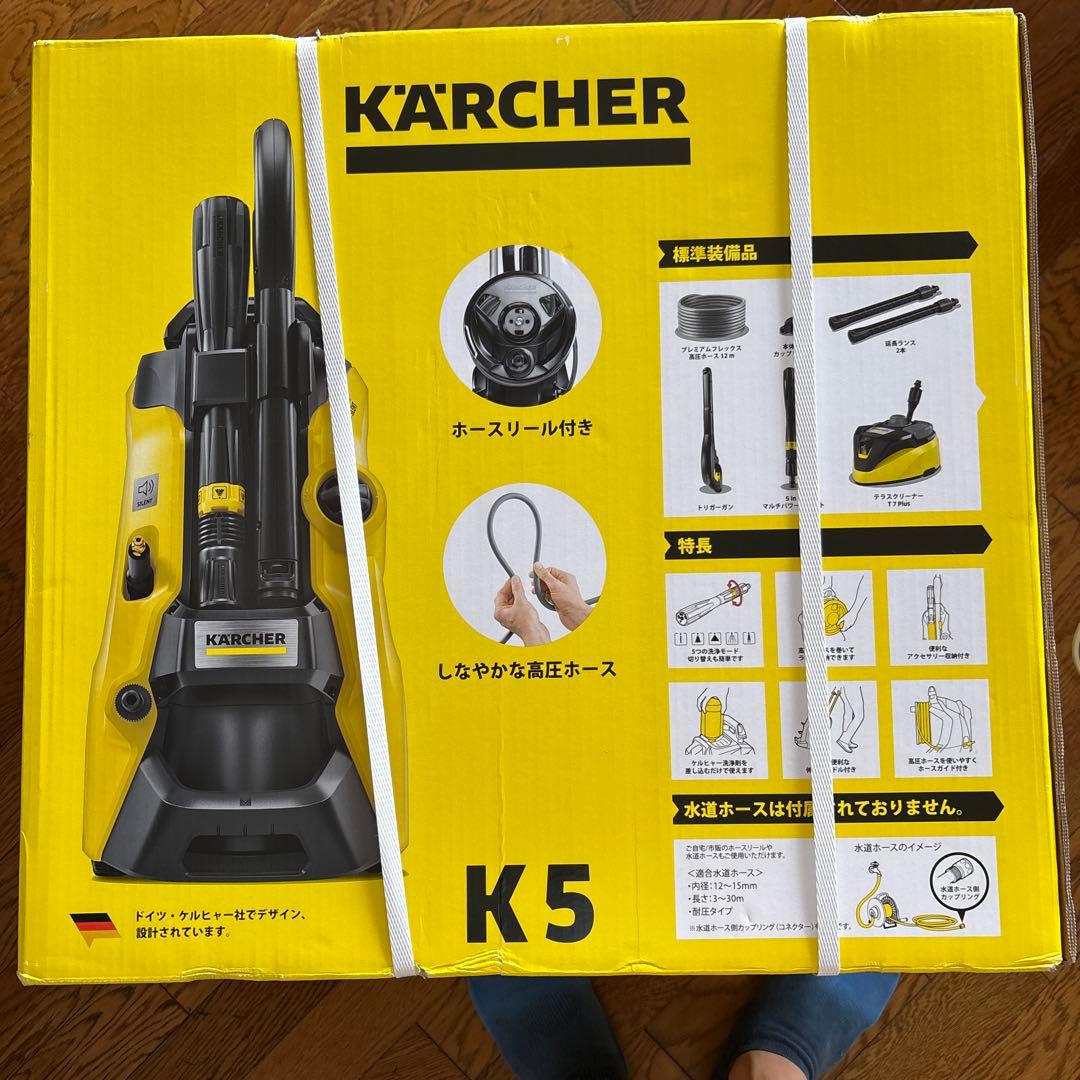 60HZ西日本用　未使用・未開封、ケルヒャー、K5 高圧洗浄機&付属品付