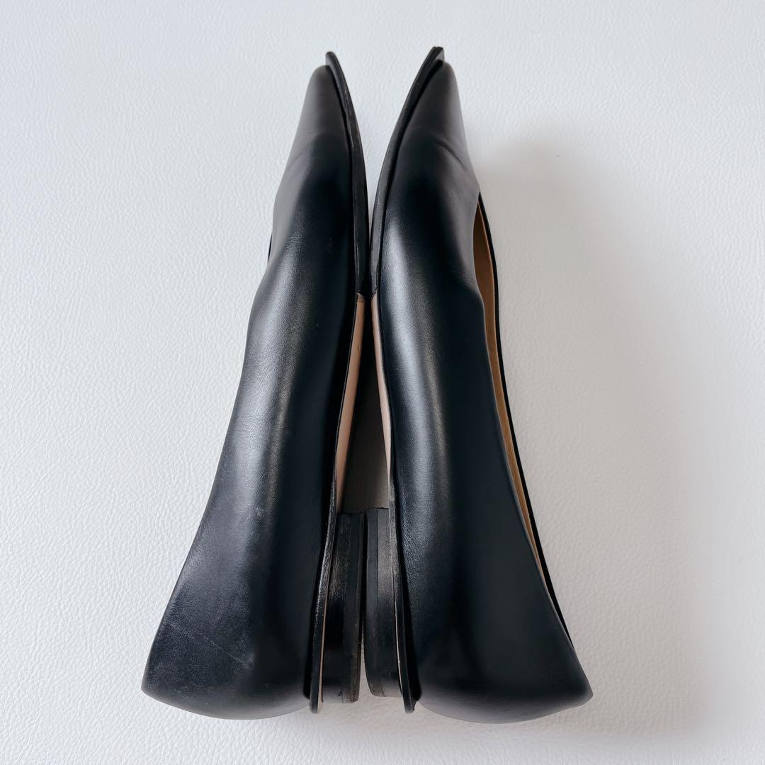 超美品✨PELLICOフラットパンプス　ポインテッドトゥ　レザー　24.5