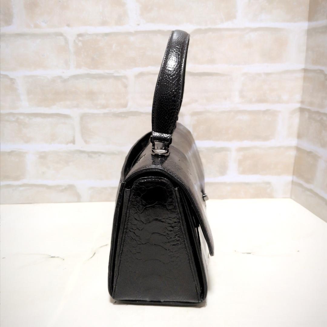 ★オーストレッグ 2WAY フォーマルバッグ/ハンドバッグ ブラック 美品 希少
