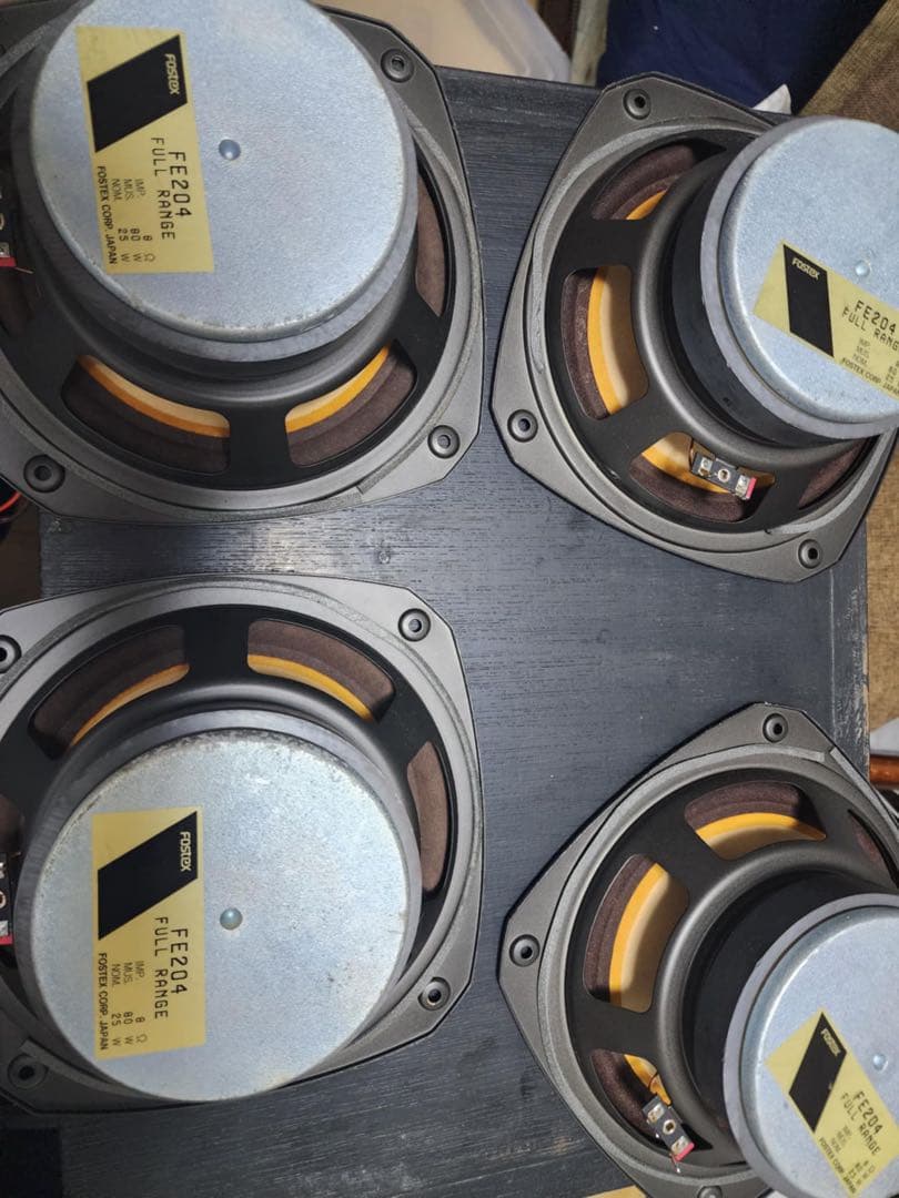 Fostex FE204 フルレンジスピーカー 4個セット