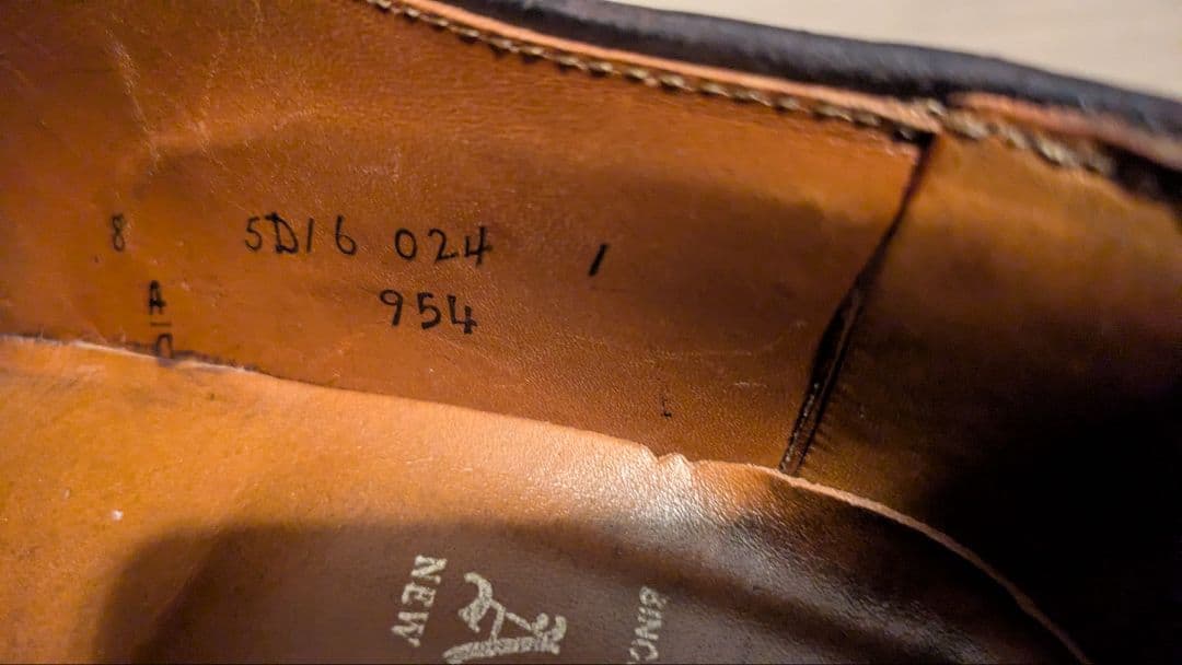 【早い者勝ち】オールデン 954 コードバン バーガンディ モンクストラップ