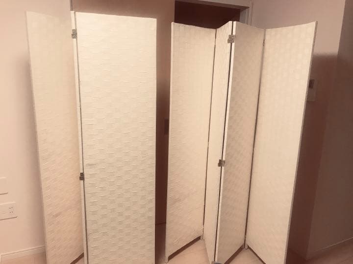 ☆ミラさん専用☆アジアン 折りたたみ パーテーション 3連4連セット