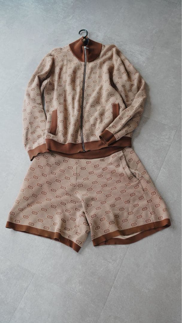およよ【正規品】Gucci GG モノグラム セットアップ ジャージ　S
