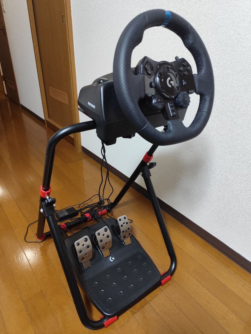 ☆新品同様☆Logicool G923d ハンコン・スタンドセット☆