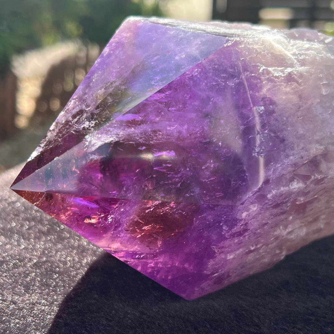 ✮超激レア✮極上の逸品✮ボリビア産 アメジスト アメトリン 六角柱 天然石 原石