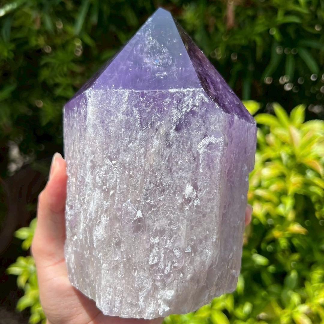 ✮超激レア✮極上の逸品✮ボリビア産 アメジスト アメトリン 六角柱 天然石 原石