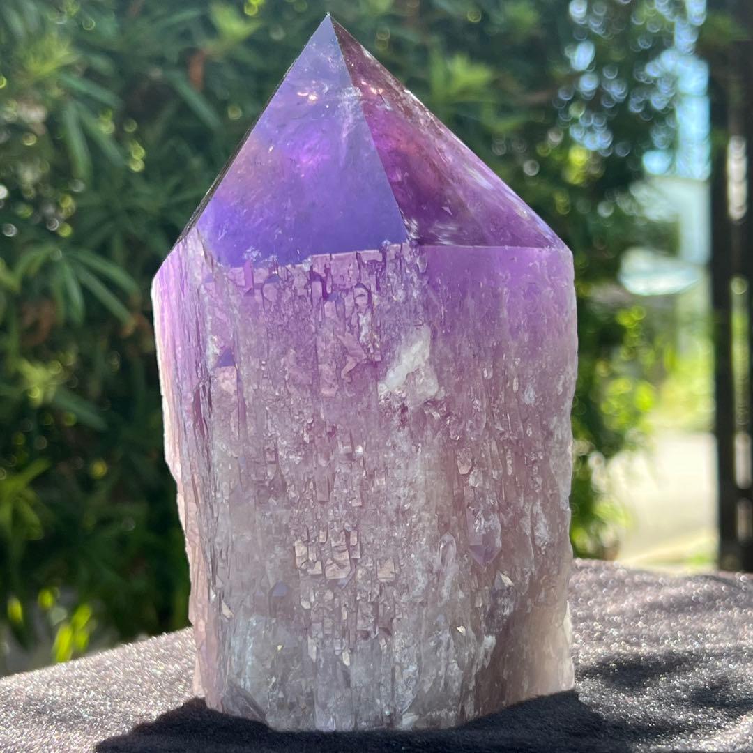 ✮超激レア✮極上の逸品✮ボリビア産 アメジスト アメトリン 六角柱 天然石 原石