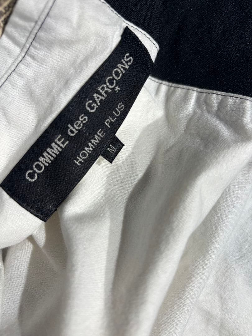 ［18SS］コムデギャルソンオムプリュス　ポリエステル縮絨ロングジャケット