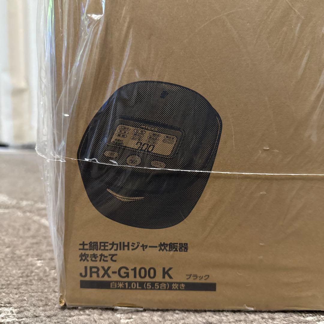 新品未開封品 JRX-G100K（黒）Tigerタイガー炊飯器