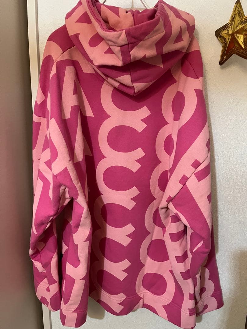 MARC JACOBS モノグラム オーバーサイズ スウェット パーカー XS