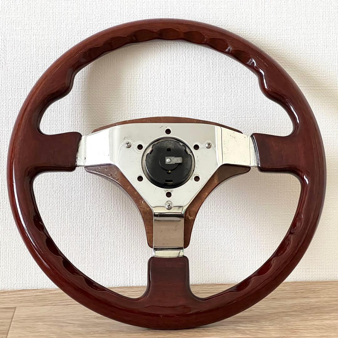 VW フォルクスワーゲン　ウッドステアリング　ハンドル　ウッド製　35cm