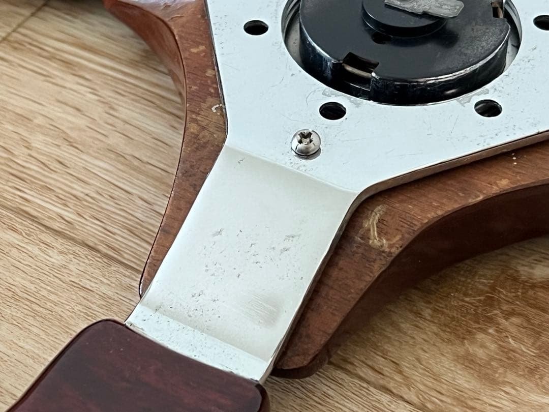 VW フォルクスワーゲン　ウッドステアリング　ハンドル　ウッド製　35cm