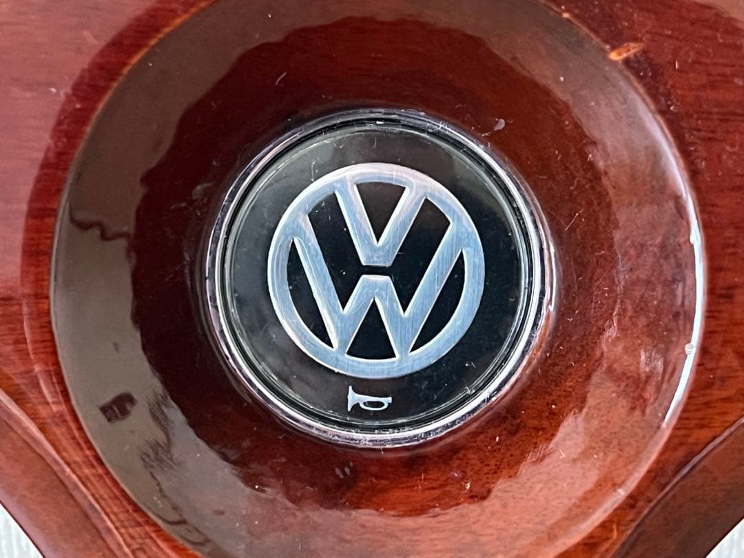 VW フォルクスワーゲン　ウッドステアリング　ハンドル　ウッド製　35cm