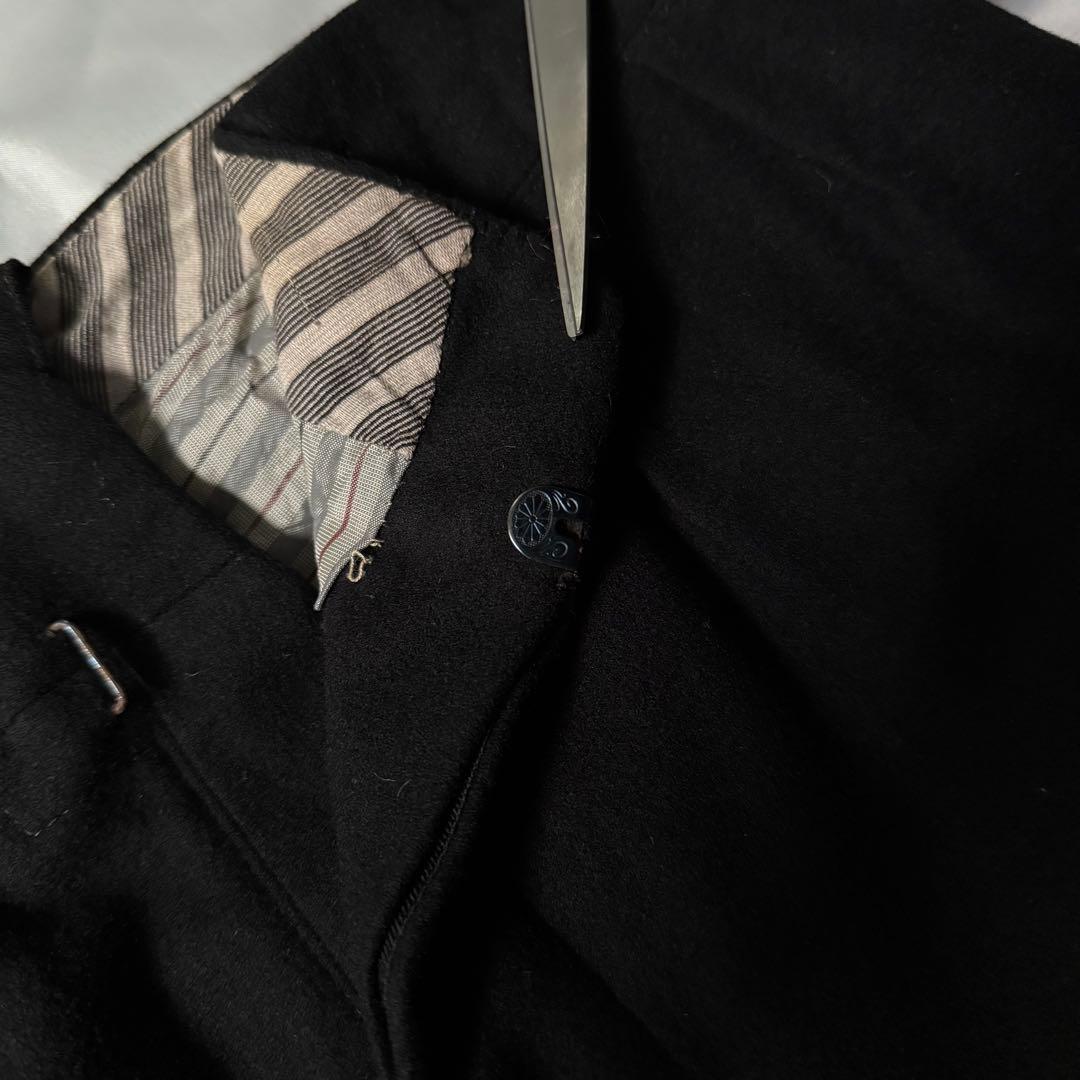 希少 50s 60s vintage ユーロ製 ブラック ウール ワークパンツ