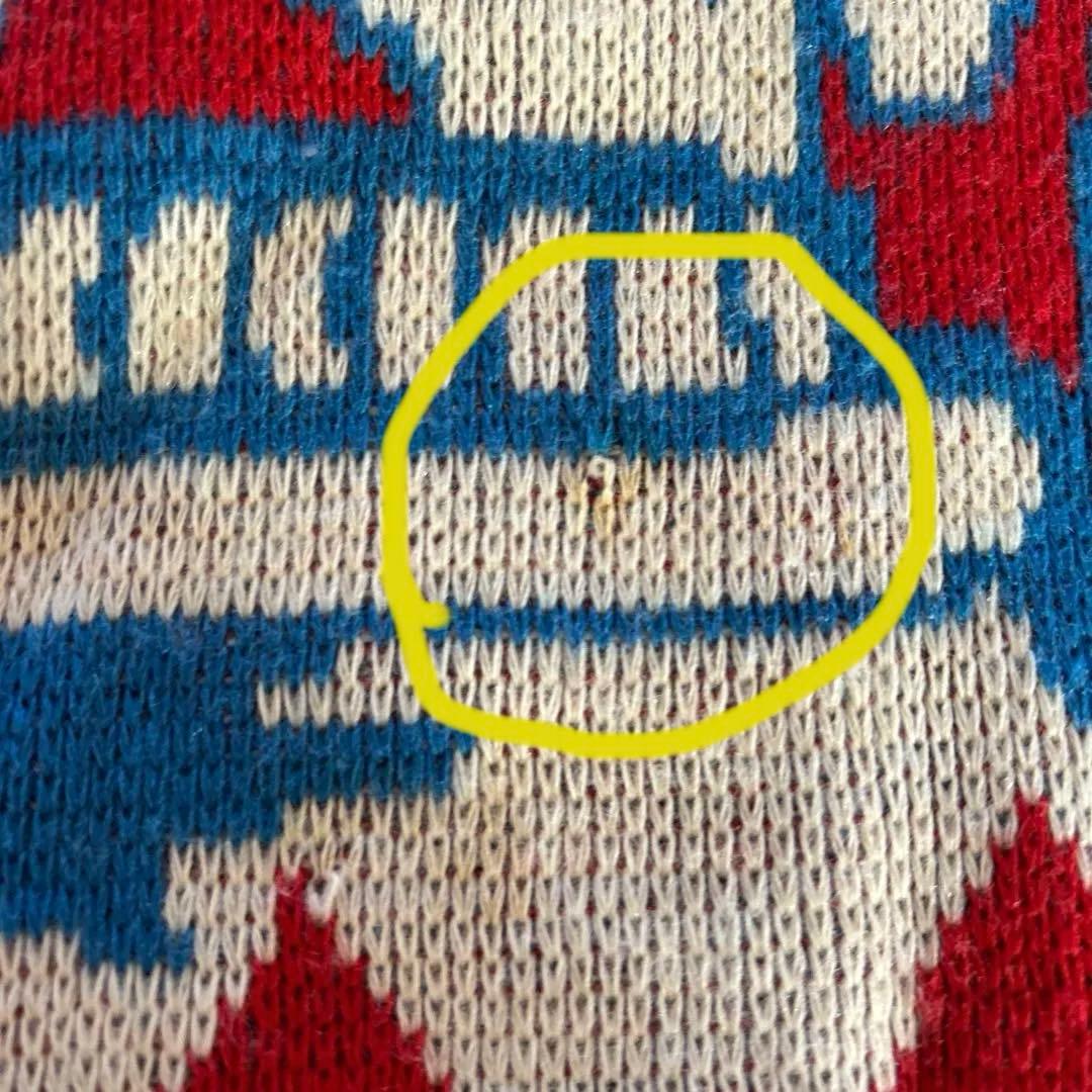 P*s様 80s レトロ　Shout! 車デザイン ニットセーター　汚れ有り