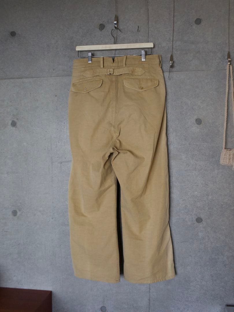 パンツ AURALEE GABARDINE PRODUCT DYED PANTS