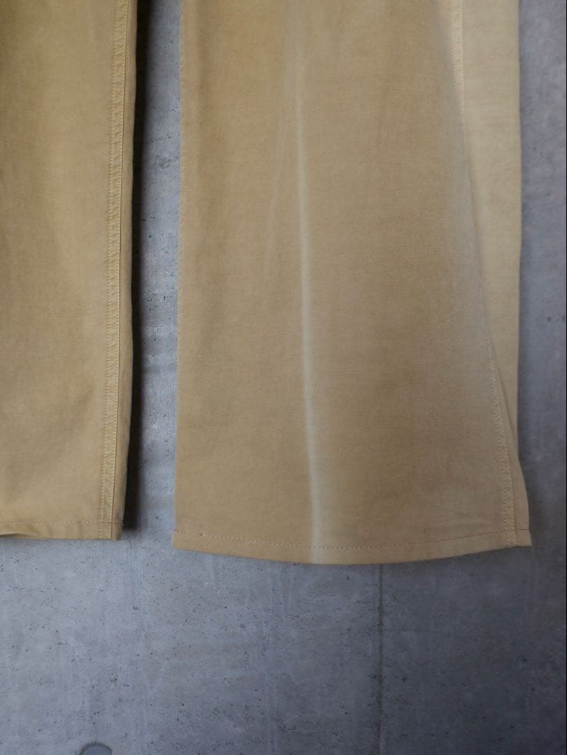 パンツ AURALEE GABARDINE PRODUCT DYED PANTS
