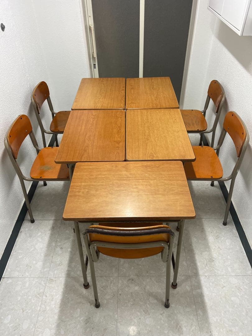 学校机と椅子セット　引き取り限定