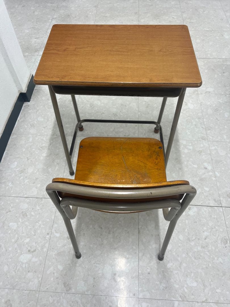 学校机と椅子セット　引き取り限定