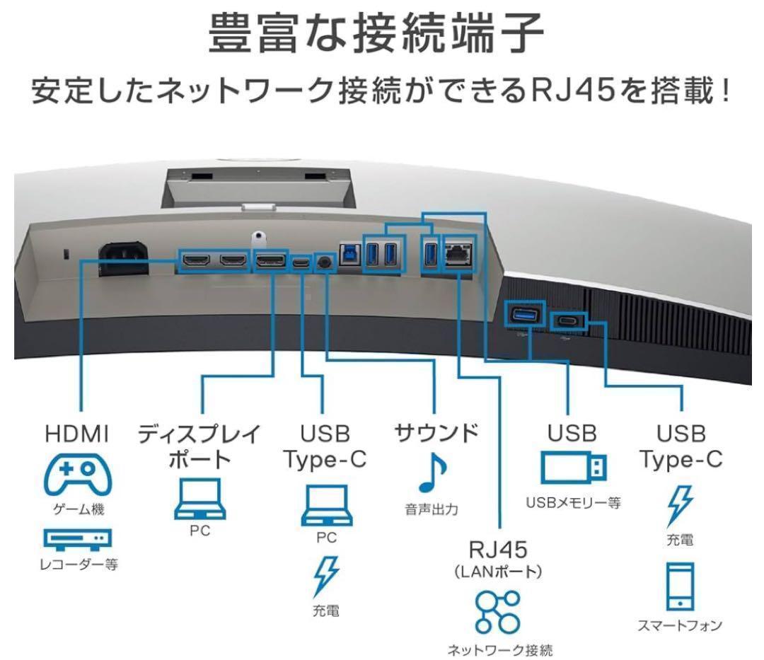 Dell 超ワイド 曲面 PCモニター U3421WE 34インチ ディスプレイ
