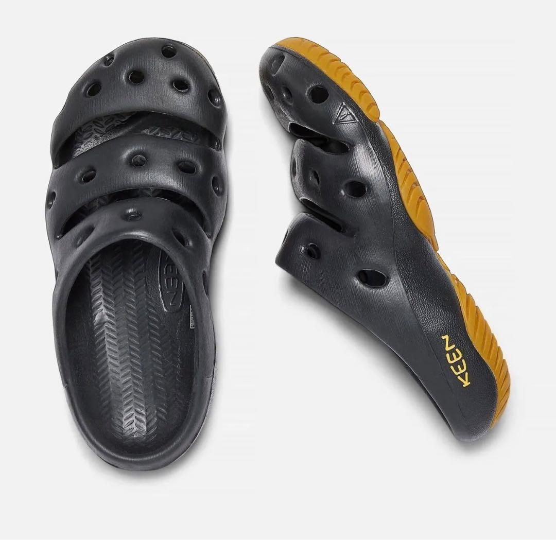 新品‼️キーン ヨギ26cm 1001966 ブラック メンズ クロッグサンダル