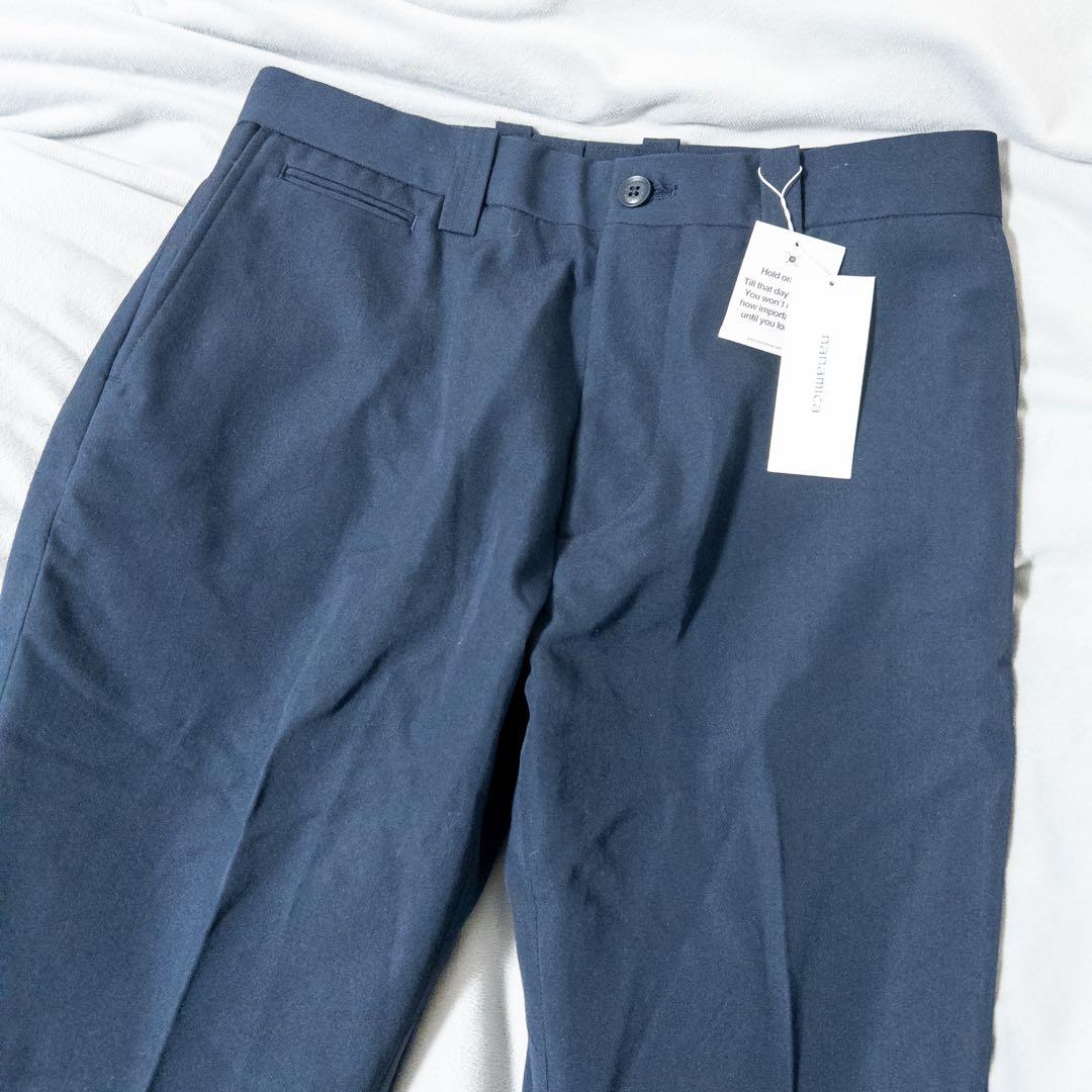 【新品タグ付】nanamica ナナミカ ウール混スラックス 32 日本製