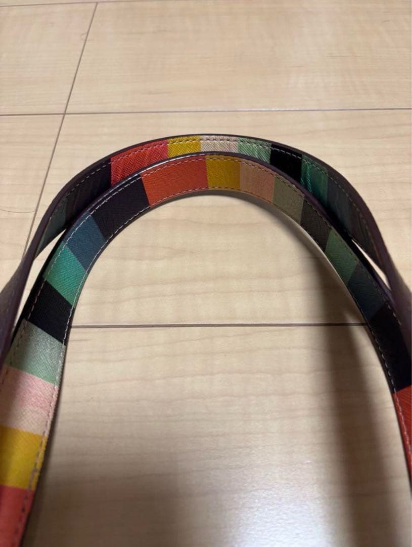 Paul Smith ダークブラウン トートバッグ