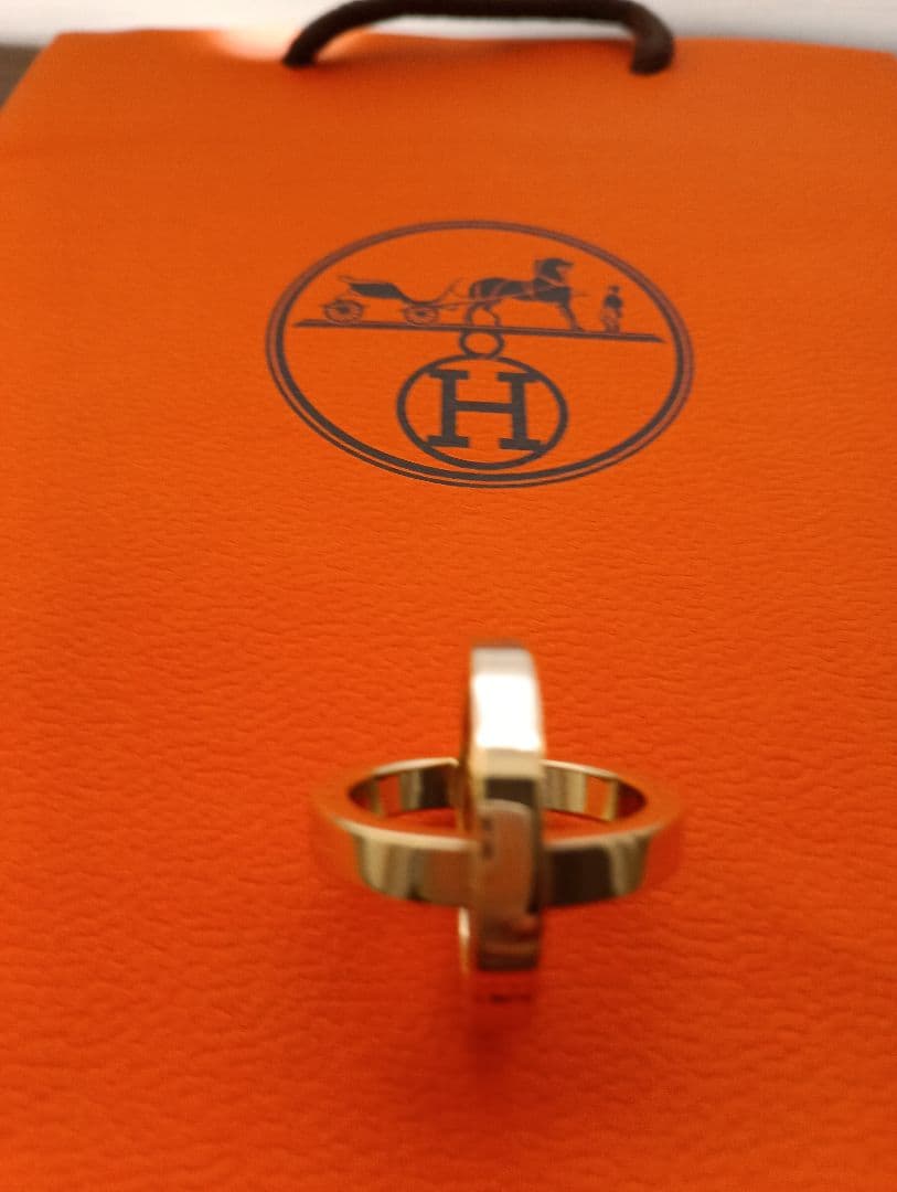 HERMESエルメス　スカーフリング　チャーム
