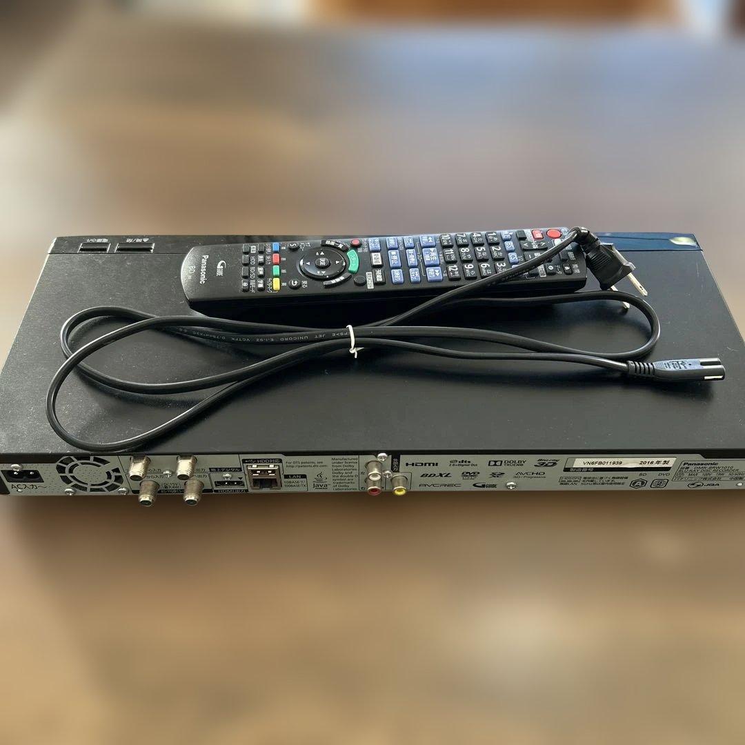 パナソニック DIGA ブルーレイレコーダー 2016年 DMR-BRW1010
