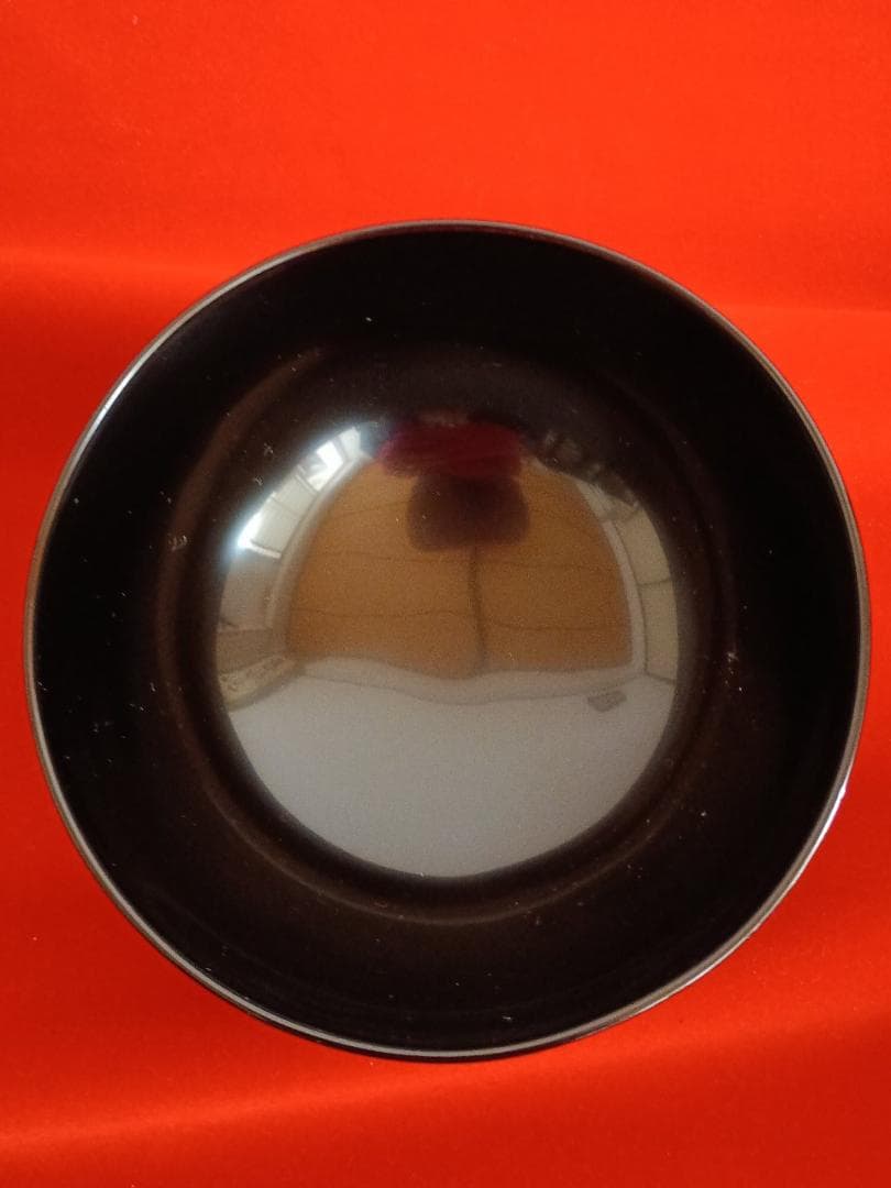 【天然木・本漆・新】越前溜塗 葉模様金蒔絵　吸物椀五客 大丸高級品