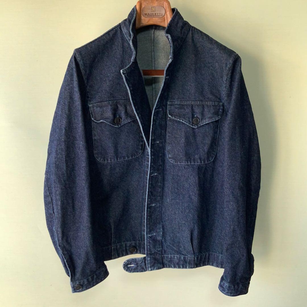 BAGUTTA バグッタ デニムジャケット S スタンドカラー ユーズド美品