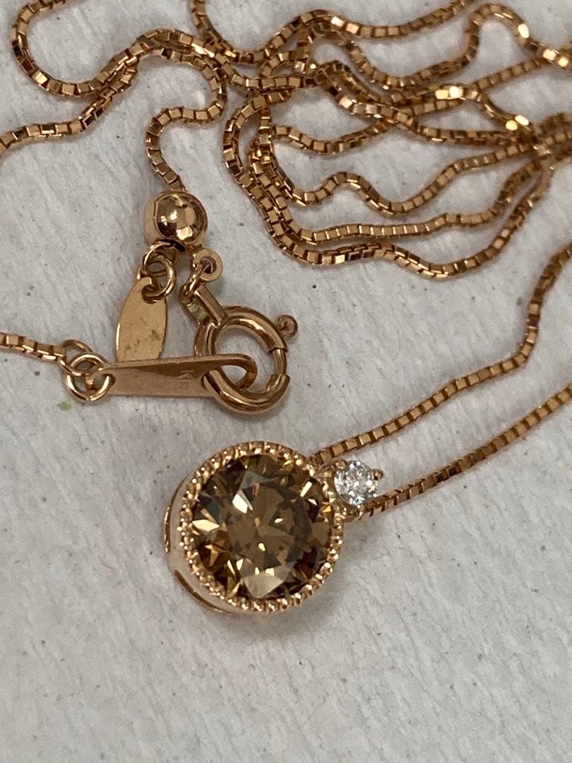 k18 ダイヤモンド　1カラット　ネックレス