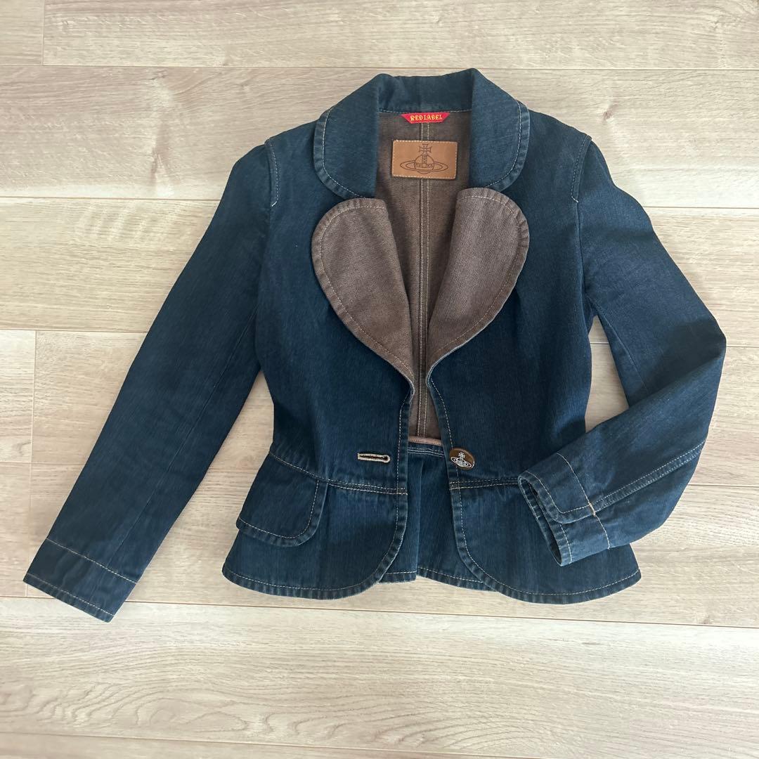 希少　レア　デニム　ジャケット　vivienne westwood RED
