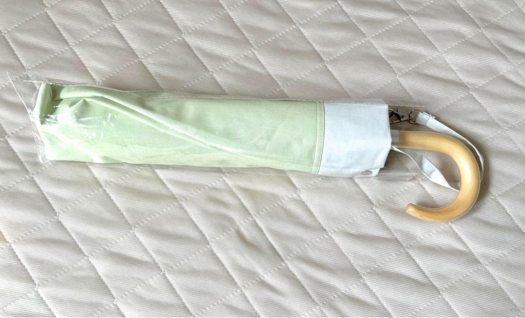 COKAGE+ 2段折傘 55cm 東レサマーシールド 日傘 グリーンホワイト