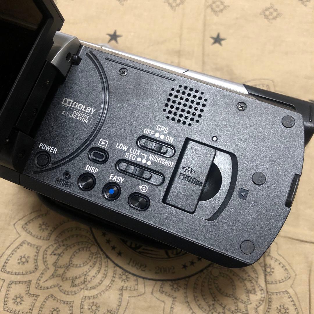 美品 SONY HDR-XR500V GPS ナイトショット機能 ビデオカメラ