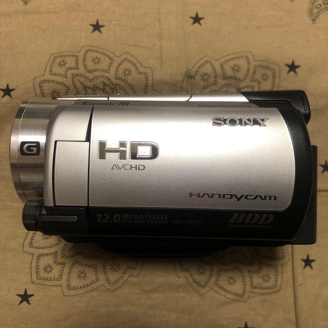美品 SONY HDR-XR500V GPS ナイトショット機能 ビデオカメラ