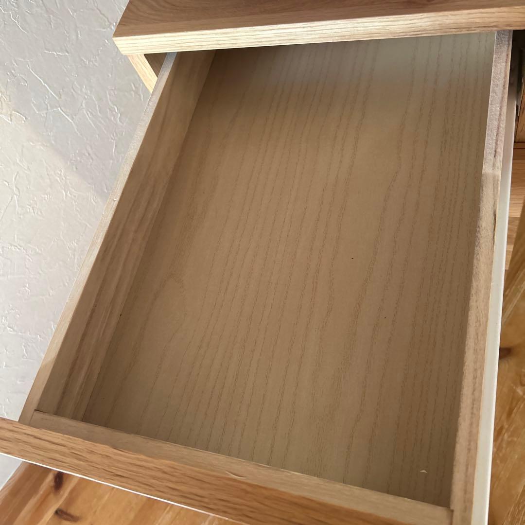 【お値下げしました♪】無印良品　無垢材　キャビネット　オーク材