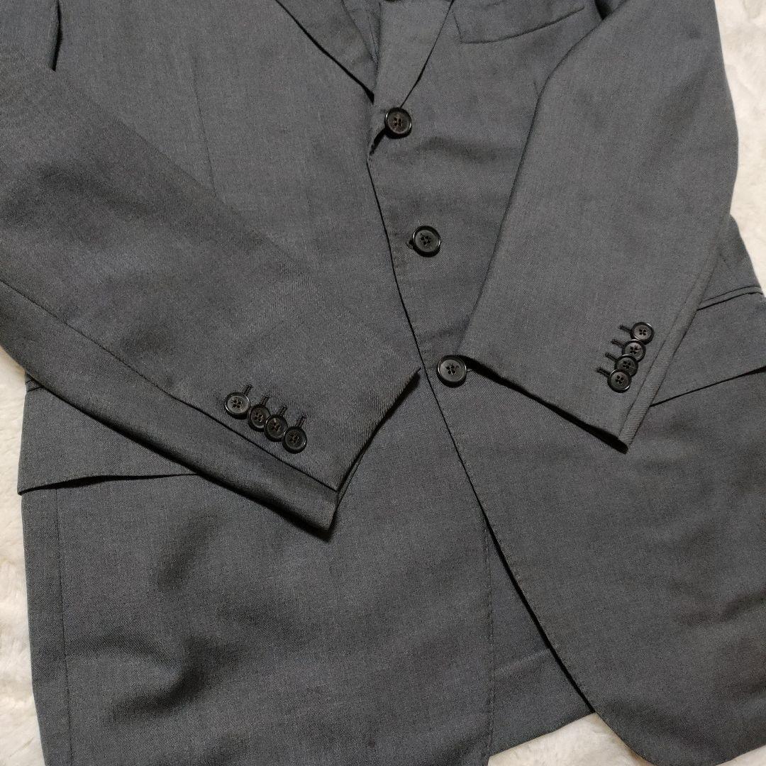 【美品】ISAIA イザイア ビジネスジャケット テーラードジャケット 黒