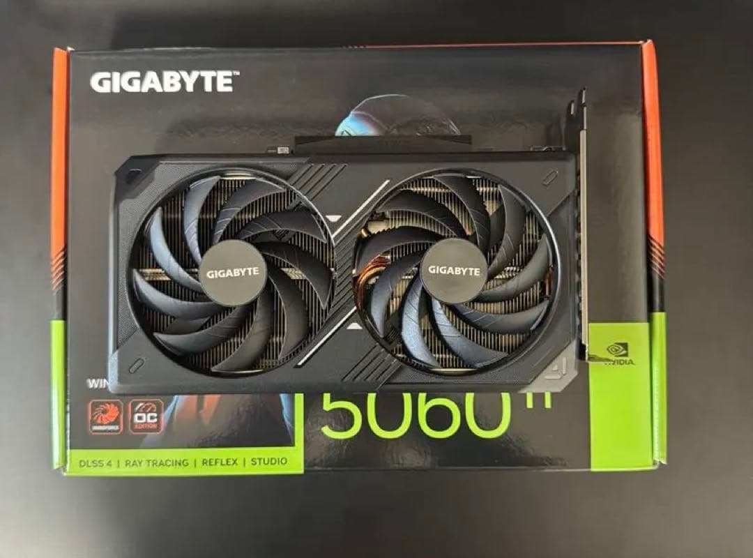 グラフィックボード・グラボ・ビデオカード GIGABYTE GEFORCE RTX 5060 Ti vram16GB
